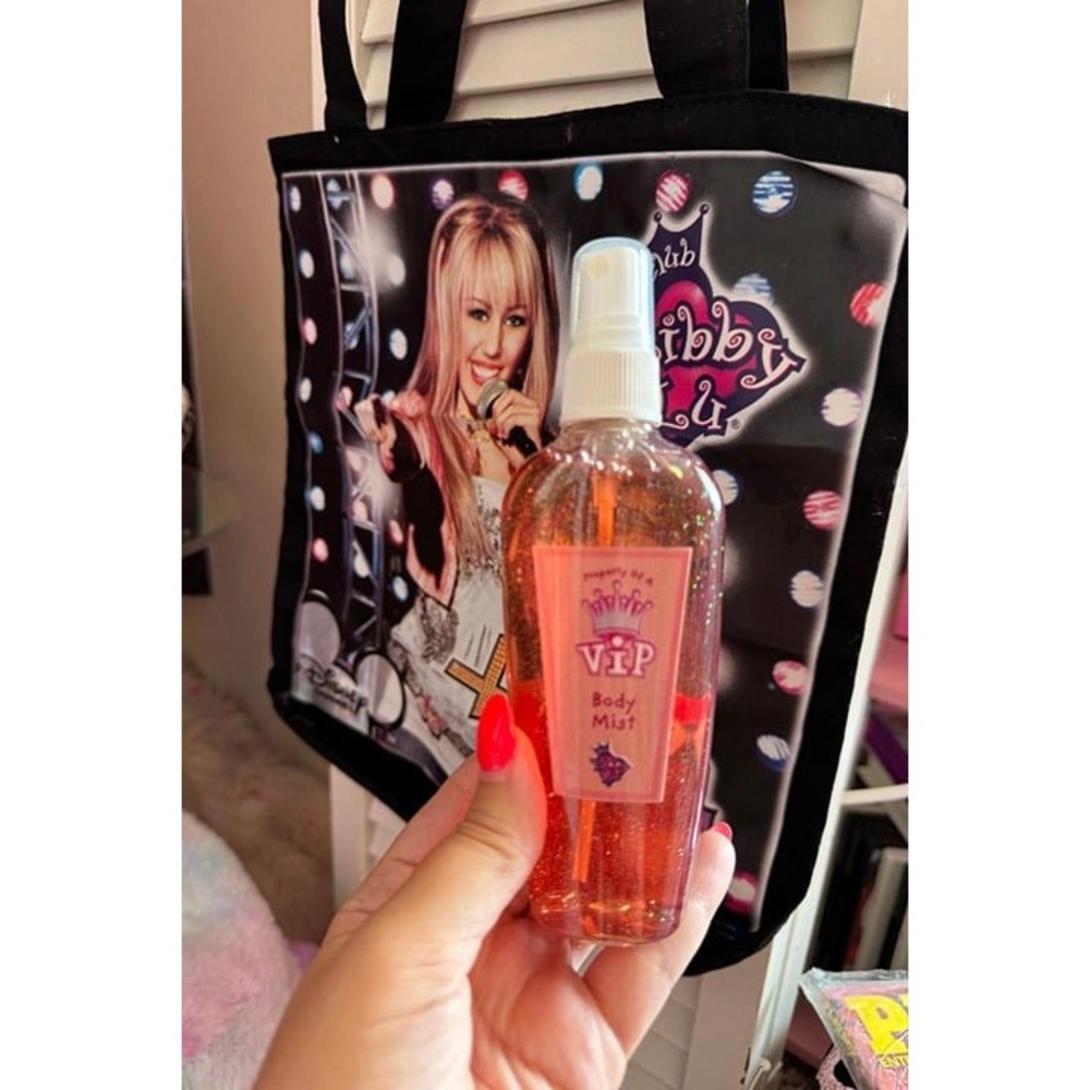 Miley Cyrus VIPโ Body Mist Fragrance Spray Orange Glitter Shimmer Kids